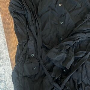 NWT Black Button-Up Dress